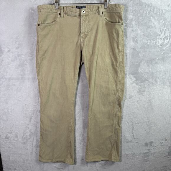 Polo Jeans RL Company Corduroy Pants Women's 14x30 (17.5 Waist) Tan Pockets - Picture 2 of 15